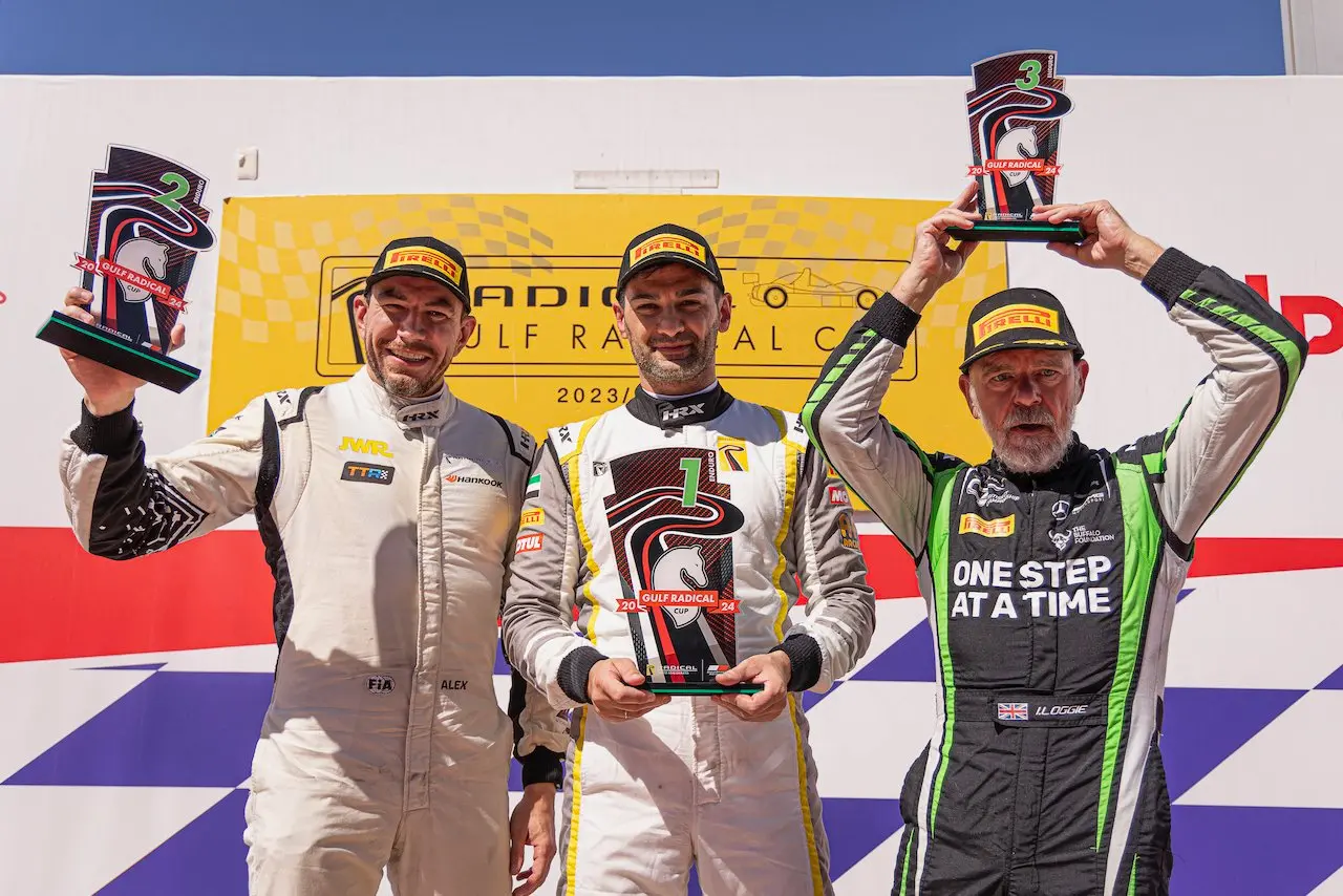 Round 6 of the Gulf Radical Cup at Dubai Autodrome